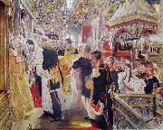 Valentin Serov Coronation of Tsar Nicholas II of Russia Spain oil painting artist